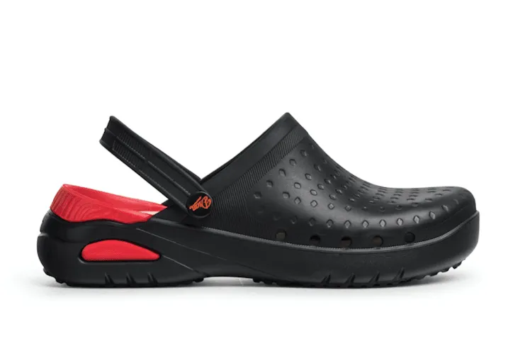 'EVA SOFT' Unisex Black Clogs with removable insole