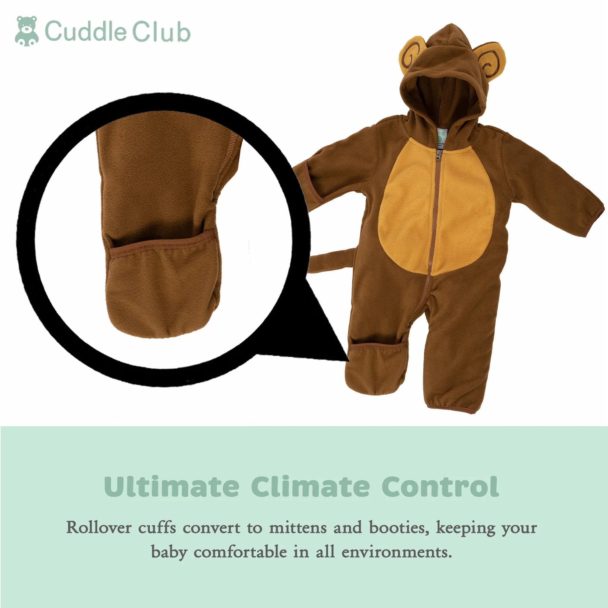 Monkey Fleece Bunting