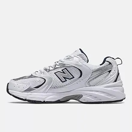 New Balance Unisex 530 Sneakers- White/ Indigo