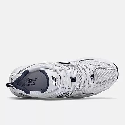 New Balance Unisex 530 Sneakers- White/ Indigo