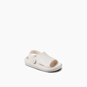 Reef Little Rio Slides - Whisper White