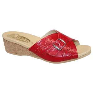 Wörishofer Women's 251 Sandal - Red